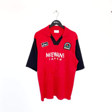 Load image into Gallery viewer, 1995/96 SHEARER #9 Blackburn Rovers Vintage Asics Away Football Shirt Jersey (XL)