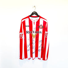 Load image into Gallery viewer, 2006/07 YORKE #34 Sunderland Vintage Lonsdale Football Shirt (XL) Signed Issued