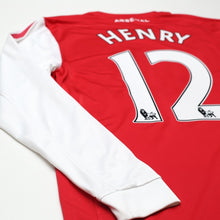 Load image into Gallery viewer, 2011/12 Henry #12 Arsenal Vintage Nike L/S Home Football Shirt (S)14