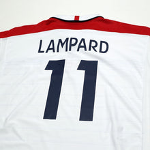 Load image into Gallery viewer, 2003/05 Lampard #11 England Vintage Umbro Home Football Shirt (XXL) EURO 20049