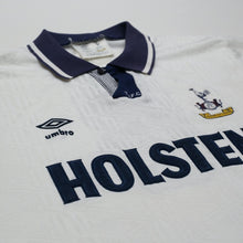 Load image into Gallery viewer, 1991/93 Gascoigne #8 Tottenham Hotspur Vintage Umbro Home Football Shirt (XL)5
