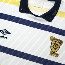 Load image into Gallery viewer, 1988/91 Scotland Vintage Umbro Away Football Shirt (XL) Italia 90 World Cup8