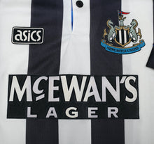 Load image into Gallery viewer, 1993/95 COLE #9 Newcastle United Vintage Asics Home Football Shirt (S)
