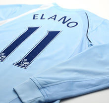 Load image into Gallery viewer, 2008/09 ELANO #11 Manchester City Vintage le coq sportif L/S Football Shirt (S)
