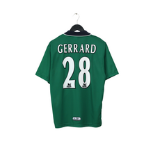 Load image into Gallery viewer, 1999/00 Gerrard #28 Liverpool Vintage Reebok Away Football Shirt (S/M) 34/360
