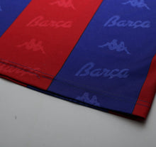 Load image into Gallery viewer, 1995/97 Barcelona Vintage Kappa Home Football Shirt Jersey (L) Ronaldo Era