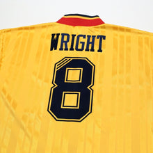 Load image into Gallery viewer, 1993/94 Wright #8 Arsenal Retro adidas Equipment Away Football Shirt (S/M)9