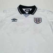 Load image into Gallery viewer, 1990/92 Gascoigne #19 England Retro Umbro Home Football Shirt (S) Italia 903