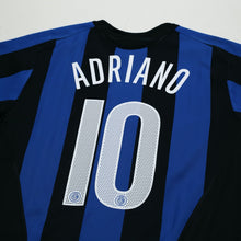 Load image into Gallery viewer, 2005/06 Adriano #10 Inter Milan Vintage Nike Home Football Shirt (L)8