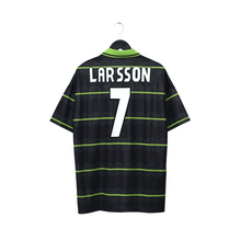 Load image into Gallery viewer, 1998/99 Larsson #7 Celtic Vintage Umbro Away Football Shirt (L)0