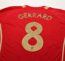 Load image into Gallery viewer, 2005/06 GERRARD #8 Liverpool Vintage Reebok European Home Football Shirt (M)9