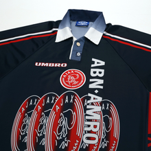 Load image into Gallery viewer, 1997/98 Michael Laudrup #11 Ajax Vintage Umbro Away Football Shirt (L/XL)2