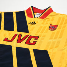 Load image into Gallery viewer, 1993/94 Wright #8 Arsenal Retro adidas Equipment Away Football Shirt (S/M)4