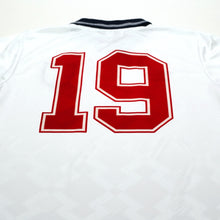 Load image into Gallery viewer, 1990/92 Gascoigne #19 England Retro Umbro Home Football Shirt (S) Italia 908