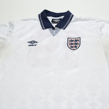 Load image into Gallery viewer, 1990/92 Gascoigne #19 England Retro Umbro Home Football Shirt (L) Italia 902