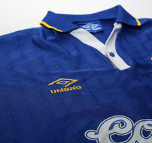 Load image into Gallery viewer, 1995/97 GULLIT #4 Chelsea Vintage Umbro Home Football Shirt (L)