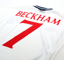 Load image into Gallery viewer, 1999/01 BECKHAM #7 England Vintage Umbro Home Football Shirt (XL) Euro 2000