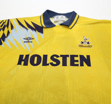 Load image into Gallery viewer, 1991/95 TOTTENHAM HOTSPUR Vintage Umbro Away Football Shirt (L)