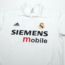 Load image into Gallery viewer, 2002/03 Ronaldo #11 Real Madrid Vintage adidas Centenary Home Football Shirt (M)2