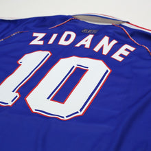 Load image into Gallery viewer, 1998/00 Zidane #10 France Vintage adidas Home Football Shirt (XL) World Cup 9812