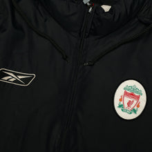 Load image into Gallery viewer, 2002/04 LIVERPOOL Vintage Reebok Padded Football Bench Coat Jacket (S/M)7