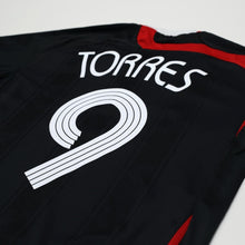 Load image into Gallery viewer, 2007/08 Torres #9 Liverpool Vintage adidas Third L/S Football Shirt (S)10