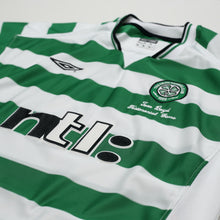 Load image into Gallery viewer, 2001 Moravcik #10 Celtic Umbro Home Football Shirt (XL) Tom Boyd Testimonial4