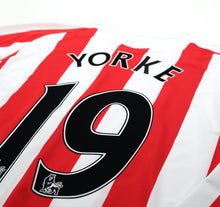 Load image into Gallery viewer, 2007/08 YORKE #19 Sunderland Vintage Umbro L/S Football Shirt (M/L)