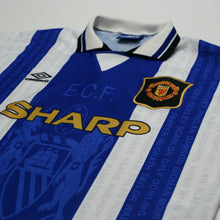 Load image into Gallery viewer, 1994/96 Cantona #7 Manchester United Vintage Umbro Third Football Shirt (L)4