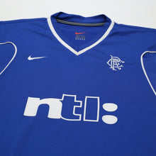Load image into Gallery viewer, 1999/01 Albertz #11 Rangers Vintage Nike Home Football Shirt (M)3