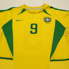 Load image into Gallery viewer, 2002/04 Ronaldo #9 Brazil Vintage Nike Home Football Shirt (S)3