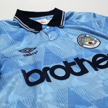 Load image into Gallery viewer, 1989/91 Lake #11 Manchester City Retro Umbro Home Football Shirt (S)6