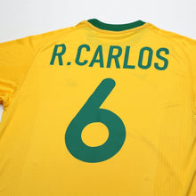 Load image into Gallery viewer, 2000/02 Roberto Carlos #6 Brazil Vintage Nike Home Football Shirt (S/M)8