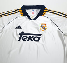 Load image into Gallery viewer, 1998/00 RAUL #7 Real Madrid Vintage Retro adidas Home Football Shirt (M)2