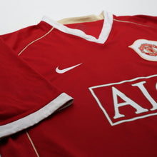 Load image into Gallery viewer, 2006/07 Ronaldo #7 Manchester United Vintage Nike Home Football Shirt (L)6