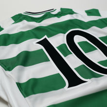 Load image into Gallery viewer, 2001 Moravcik #10 Celtic Umbro Home Football Shirt (XL) Tom Boyd Testimonial13