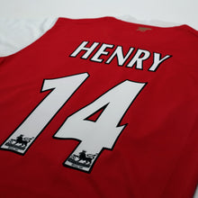 Load image into Gallery viewer, 2006/08 Henry #14 Arsenal Vintage Nike Home Football Shirt (S)9