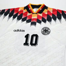 Load image into Gallery viewer, 1990 Matthaus #10 Germany Vintage adidas Football Shirt (S) USA 942