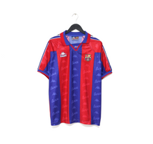 Load image into Gallery viewer, 1995/97 Barcelona Vintage Kappa Home Football Shirt Jersey (L) Ronaldo Era