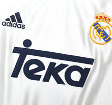 Load image into Gallery viewer, 1998/00 RAUL #7 Real Madrid Vintage Retro adidas Home Football Shirt (M)6
