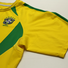Load image into Gallery viewer, 2002/04 Ronaldo #9 Brazil Vintage Nike Home Football Shirt (S)5