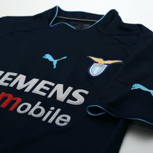 Load image into Gallery viewer, 2002/03 Claudio Lopez #7 Lazio Vintage PUMA Away Football Shirt (M)5
