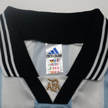 Load image into Gallery viewer, 1998/99 Batistuta #9 Argentina Vintage adidas Home Football Shirt (XL) WC 98