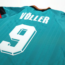 Load image into Gallery viewer, 1992/94 Voller #9 Germany Vintage adidas Away Football Shirt (L) EURO 9212