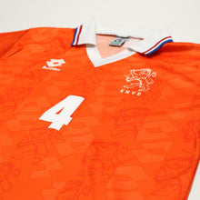 Load image into Gallery viewer, 1994 Koeman #4 Holland Vintage Lotto Home Football Shirt (M) Netherlands4