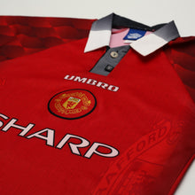 Load image into Gallery viewer, 1996/98 Cantona #7 Manchester United Vintage Umbro Home Football Shirt (S)4