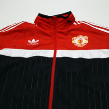 Load image into Gallery viewer, 1980s Style Manchester United Vintage Retro adidas Originals Hooded Jacket (M)3