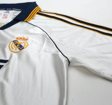 Load image into Gallery viewer, 1998/00 RAUL #7 Real Madrid Vintage Retro adidas Home Football Shirt (M)5
