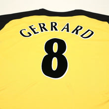 Load image into Gallery viewer, 2004/05 Gerrard #8 Liverpool Vintage Reebok L/S Away Football Shirt (XXL)12
