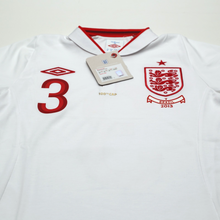 Load image into Gallery viewer, 2012/13 Cole #3 England Vintage Umbro Home Football Shirt (38) 100th Cap BNWT3